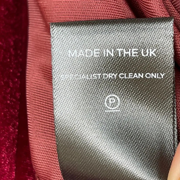 Galvan London Rosa Velvet Midi Dress size 6 - Picture 15 of 16